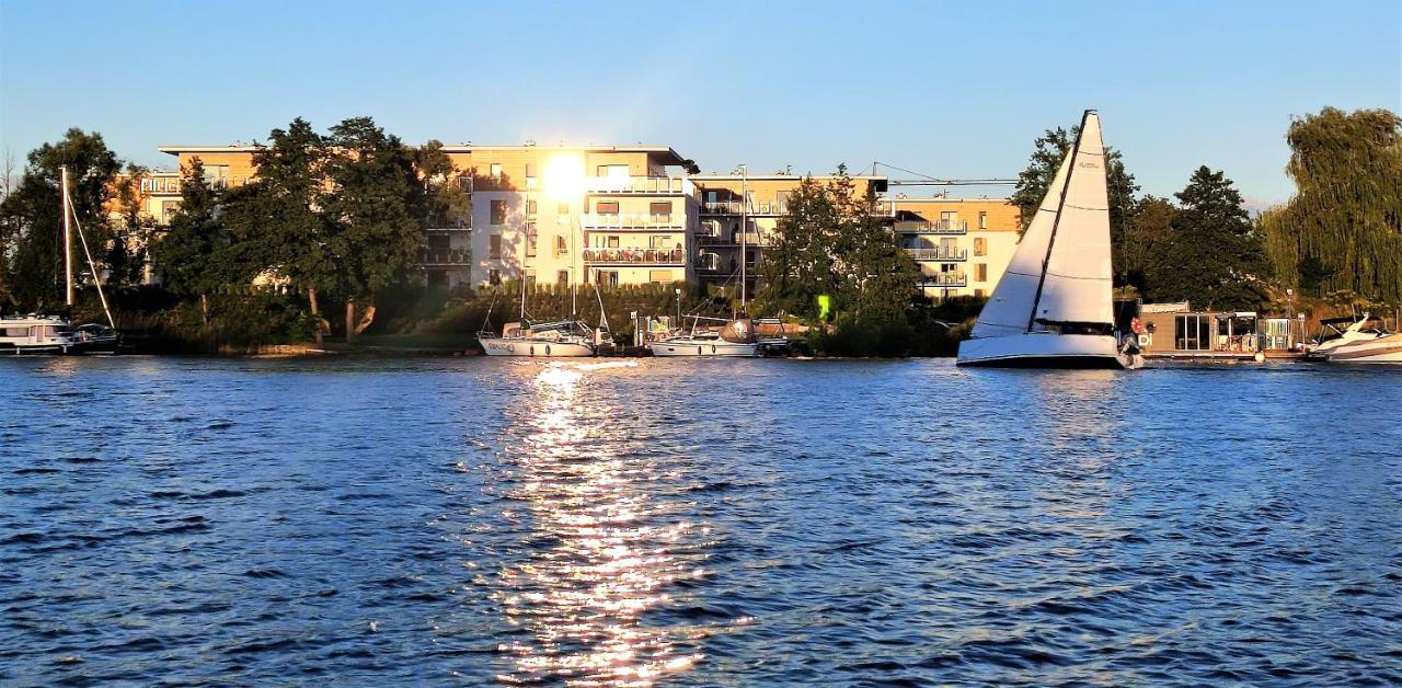 Marina Apartment - Przy Jeziorze, Taras, Tv55" Z Netflix I Prime, Parking Iława Kültér fotó