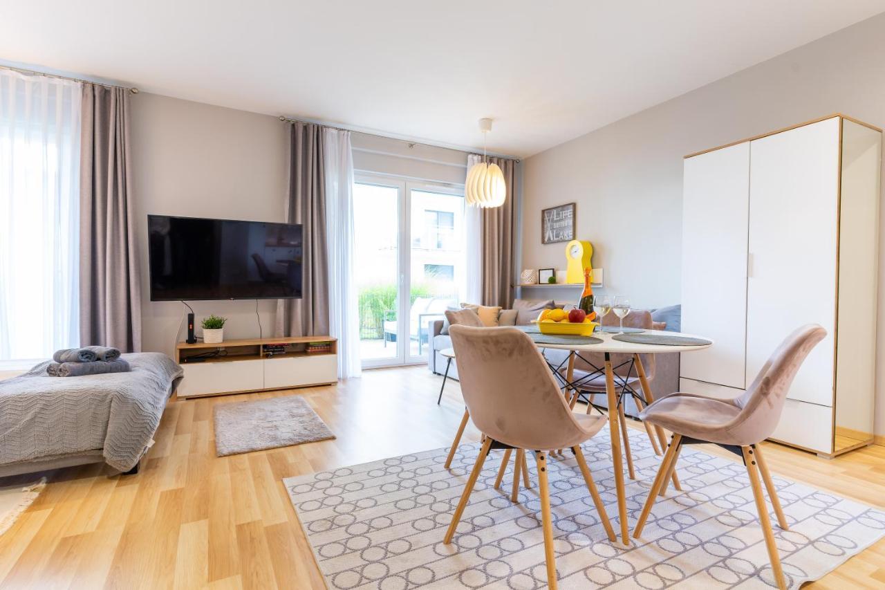 Marina Apartment - Przy Jeziorze, Taras, Tv55" Z Netflix I Prime, Parking Iława Kültér fotó