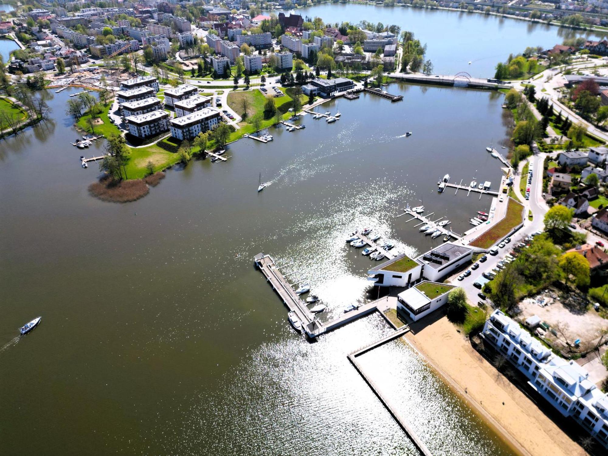 Marina Apartment - Przy Jeziorze, Taras, Tv55" Z Netflix I Prime, Parking Iława Kültér fotó